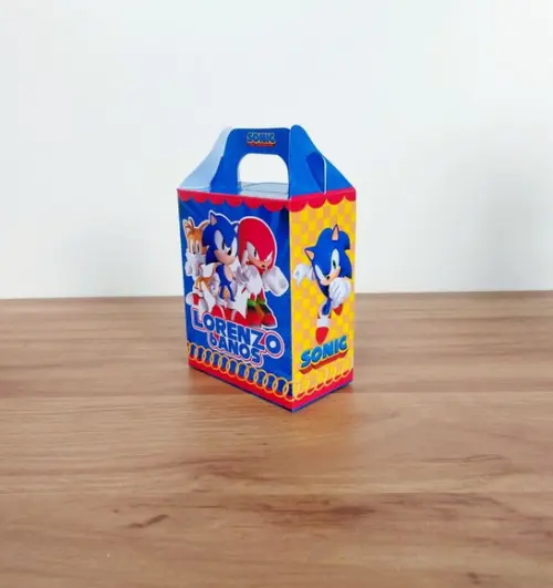 Kit Festa 15 Lembrancinhas Personalizadas Sonic
