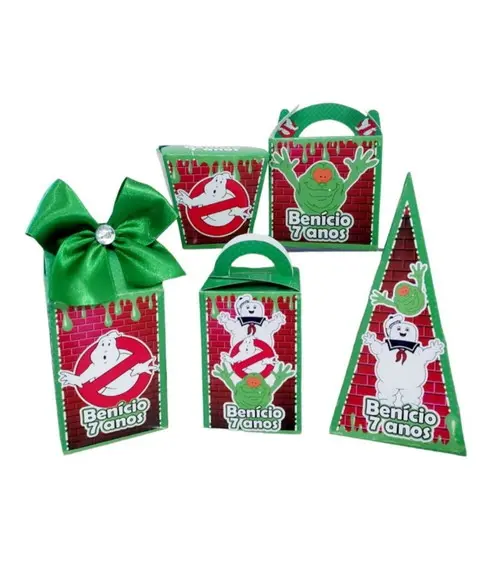 Kit Festa 20 Lembrancinhas Personalizadas Caça Fantasmas