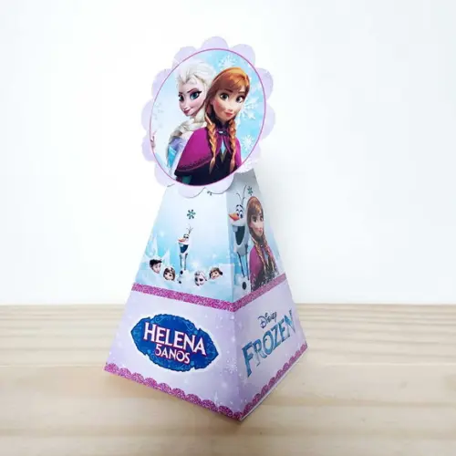 Kit Festa 25 Caixinhas Personalizadas Frozen