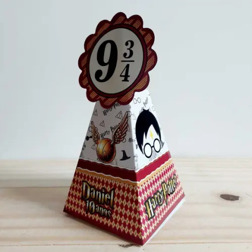 Kit Festa 30 Caixinhas Personalizadas Harry Potter