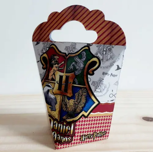 Kit Festa 50 Caixinhas Personalizadas Harry Potter