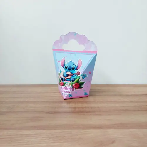 Kit Festa Básico 15 Lembrancinha Personalizada Stitch