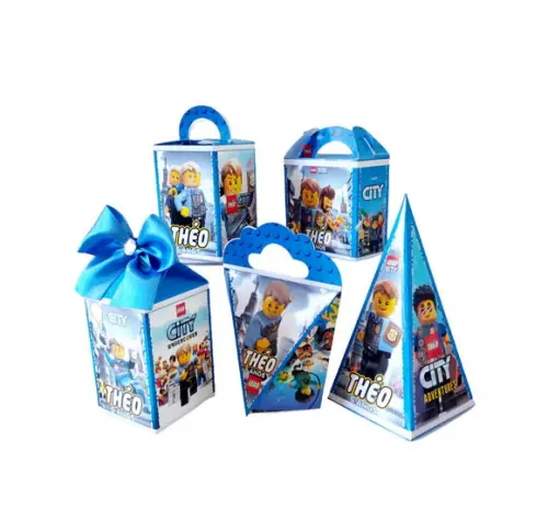 Kit Festa 50 Lembrancinhas Personalizadas Lego City