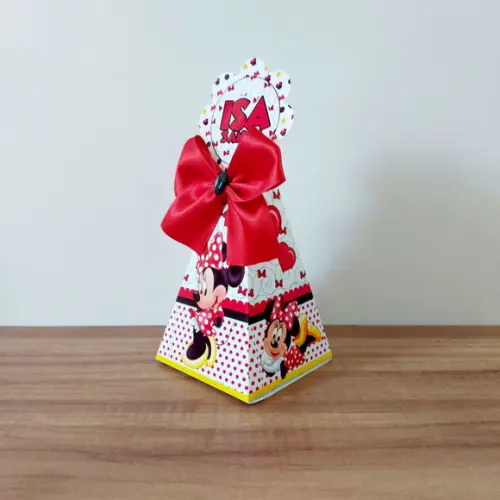 Kit Festa Básico 20 Lembrancinhas Personalizada Minnie
