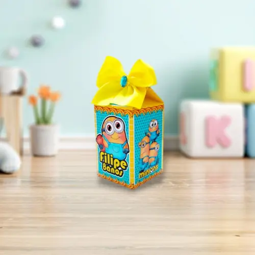 Kit Festa Básico 30 Lembrancinha Personalizada Minions