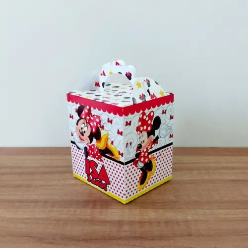 Kit Festa Básico 30 Lembrancinhas Personalizada Minnie