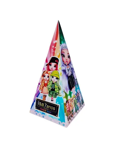 Kit Festa Básico 30 Lembrancinhas Personalizada Rainbow High