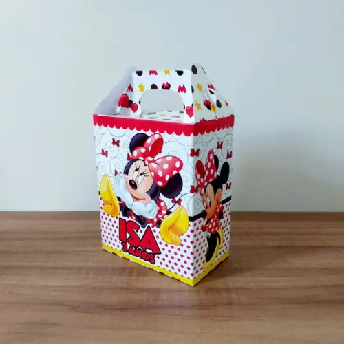 Kit Festa Básico 30 Lembrancinhas Personalizada Minnie