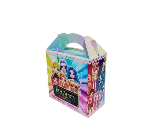 Kit Festa Básico 30 Lembrancinhas Personalizada Rainbow High