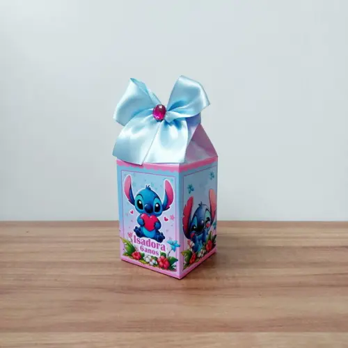 Kit Festa Básico 50 Lembrancinha Personalizada Stitch
