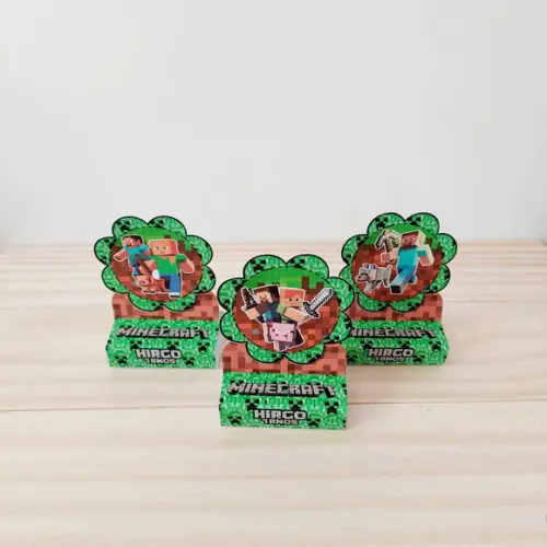 Porta Bis Duplo Personalizado Minecraft