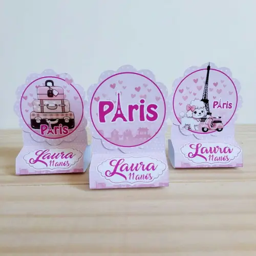 Porta Bis Duplo Paris Personalizado Festa Infantil