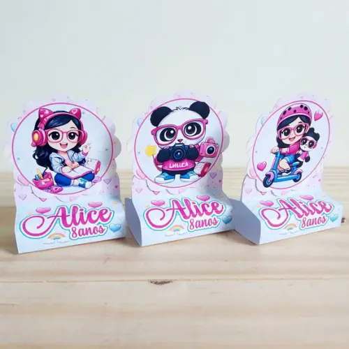 Porta Bis Duplo Paris Personalizado Festa Infantil