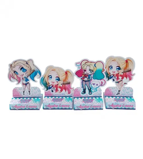 Porta Bis Duplo Personalizada Arlequina