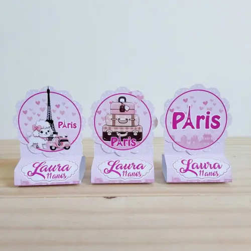 Porta Bis Duplo Paris Personalizado Festa Infantil