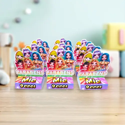 Porta Bis Duplo Personalizado Rainbow High