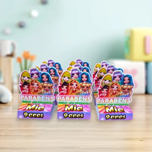 Porta Bis Duplo Personalizado Rainbow High
