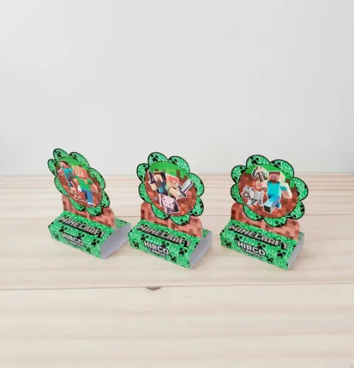 Porta Bis Duplo Personalizado Minecraft