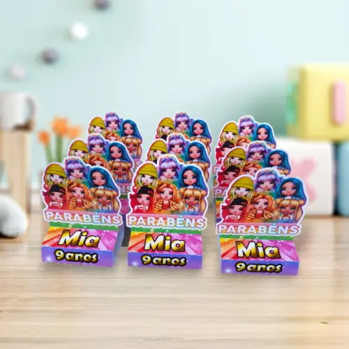 Porta Bis Duplo Personalizado Rainbow High
