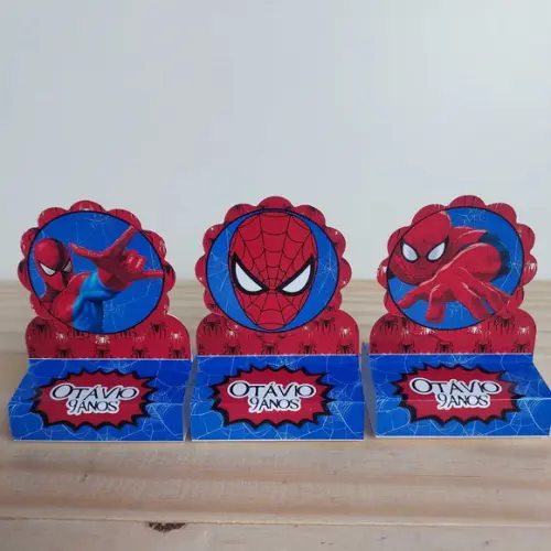 Porta Bis Homem Aranha Personalizado Festa Infantil