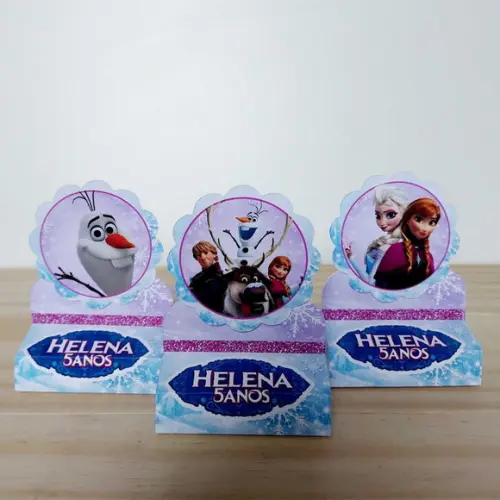 Porta Bis Frozen Personalizado Festa Infantil