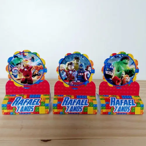 Porta Bis Lego Personalizado Festa Infantil