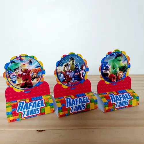 Porta Bis Lego Personalizado Festa Infantil