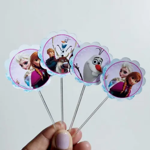 Topper Frozen para Docinhos Festa Infantil