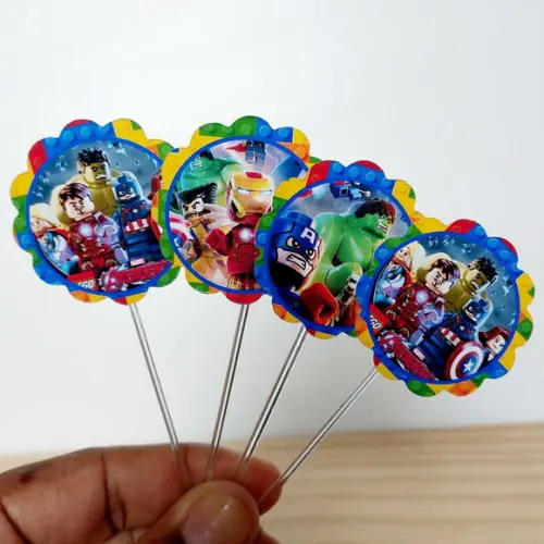 Topper Lego Docinhos Festa Infantil
