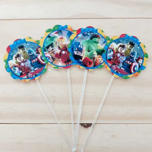 Topper Lego Docinhos Festa Infantil