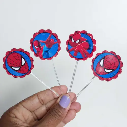 Topper Homem Aranha Docinhos Festa Infantil