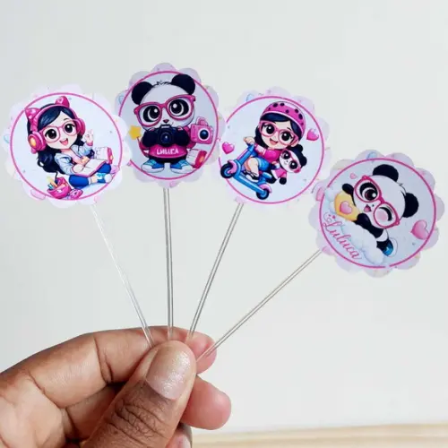 Topper Paris para Docinhos Festa Infantil