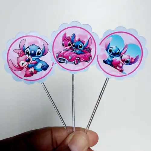 Topper Stitch e Angel Docinhos Festa Infantil