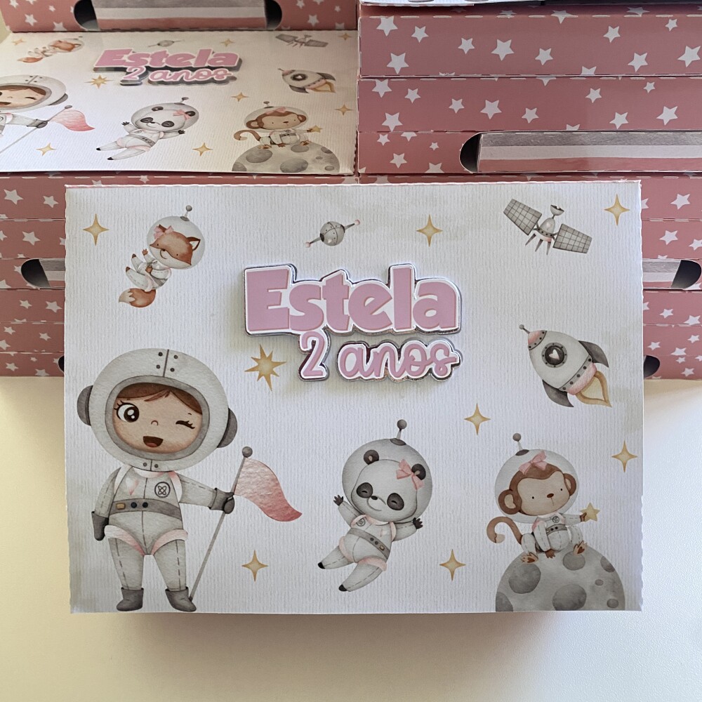 Kit Diversão Jumbo Astronauta Menina