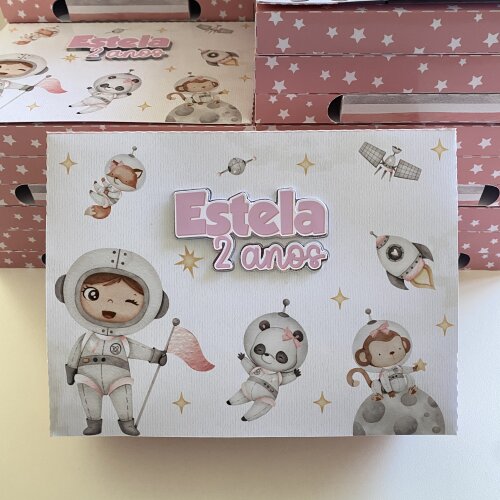 Kit Diversão Jumbo Astronauta Menina