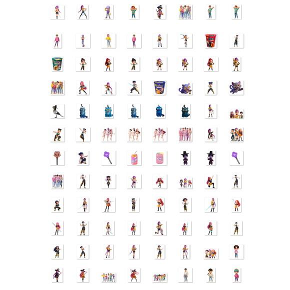 Arquivos Png Guerreiras do Kpop 300+ Elementos