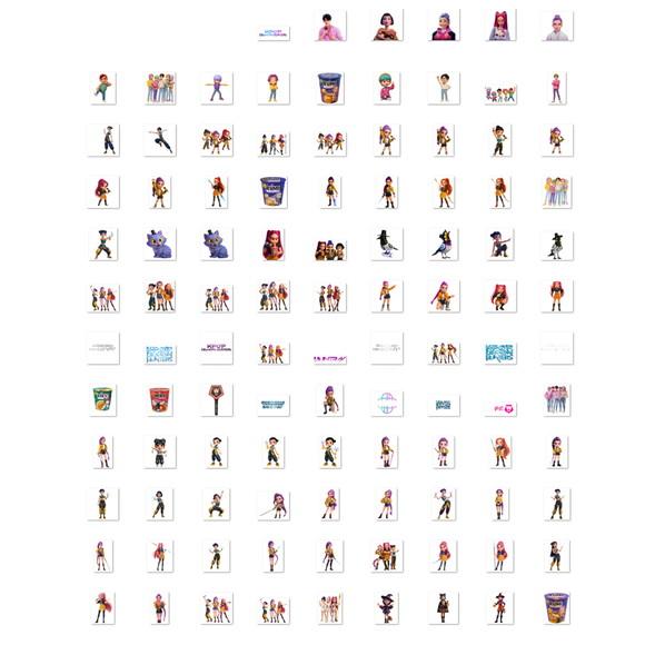 Arquivos Png Guerreiras do Kpop 300+ Elementos