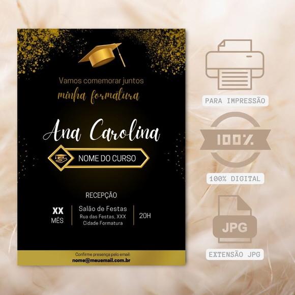 Convite Digital ~ Formatura