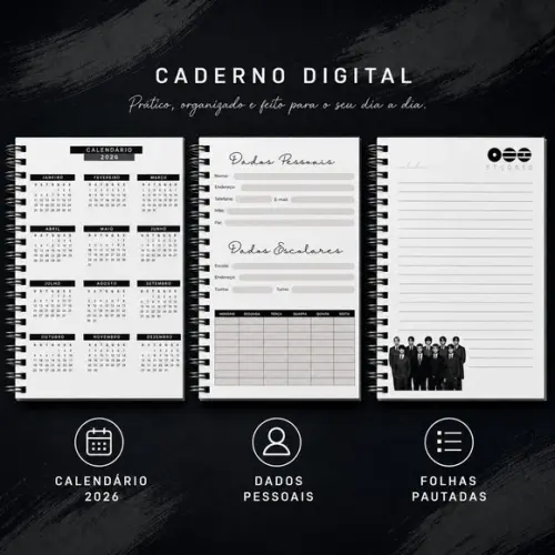 Arquivo Digital Caderno Bts - Capas e Miolo pdf