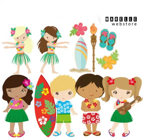 Arquivos PNG Luau Hawai