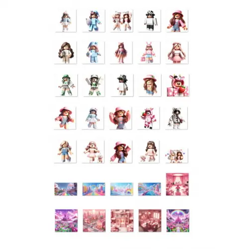 Arquivos Png Roblox Rosa