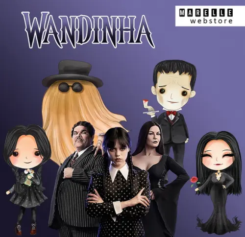 Arquivos Png Wandinha