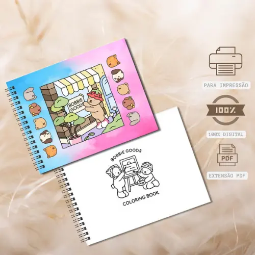 Pack Bobbie Goods - Livro para Colorir Digital