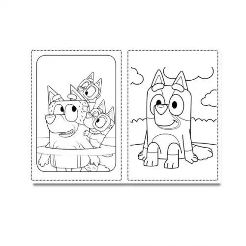 Revista Colorindo - Bluey