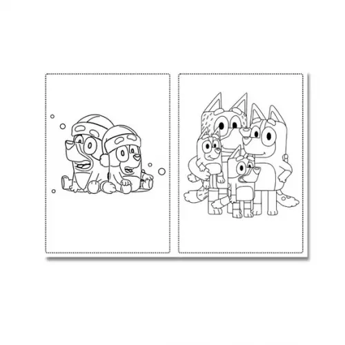 Revista Colorindo - Bluey