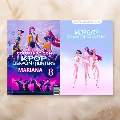 Revista Colorindo - Guerreiras do Kpop