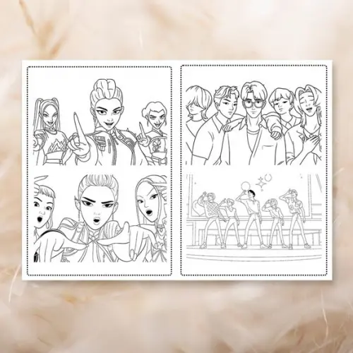 Revista Colorindo - Guerreiras do Kpop