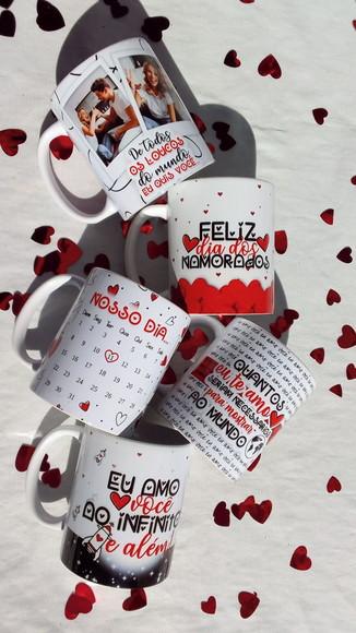 Pack Artes para Canecas Dia dos Namorados Nosso Dia 12