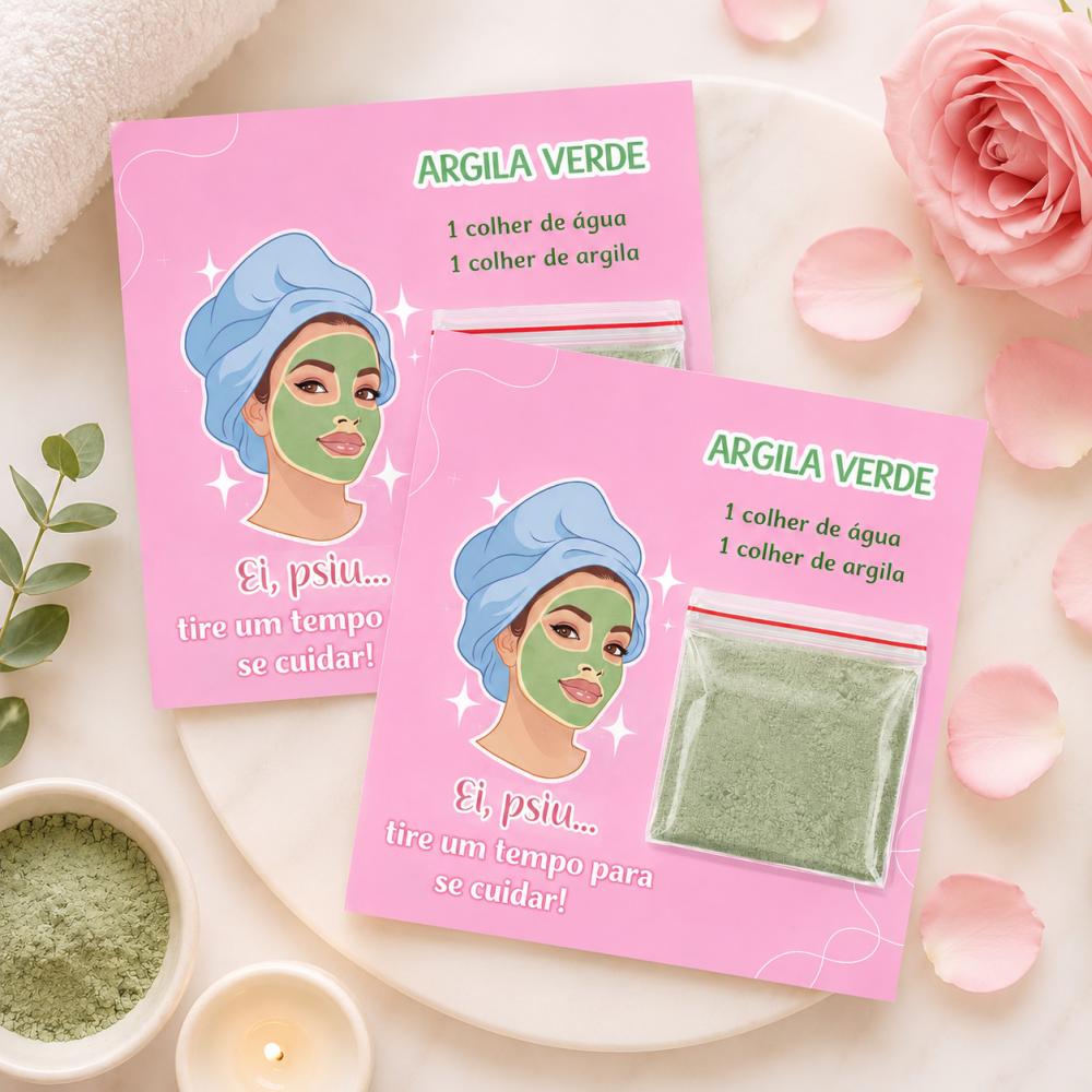 30 cards para argila Skincare mimos clientes amigos OBS: não aco