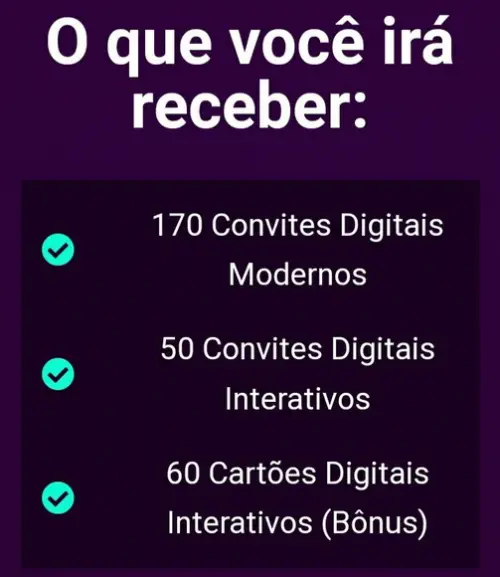 Pack 220 Convites Digitais- Editável Canva